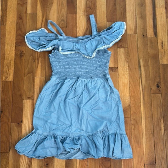 SO Blue Ruffled Smocked Sundress - Picture 4 of 4